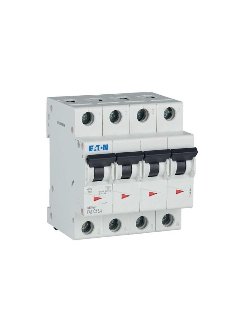 FAZ-C16/4 Wyłącznik nadprądowy 15kA C16A 4P 279061 EATON