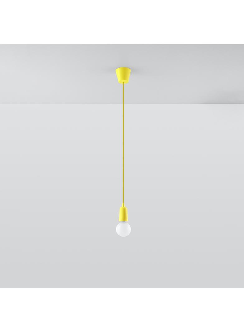 Sollux Lampa wisząca DIEGO 1 żółta SL.0578