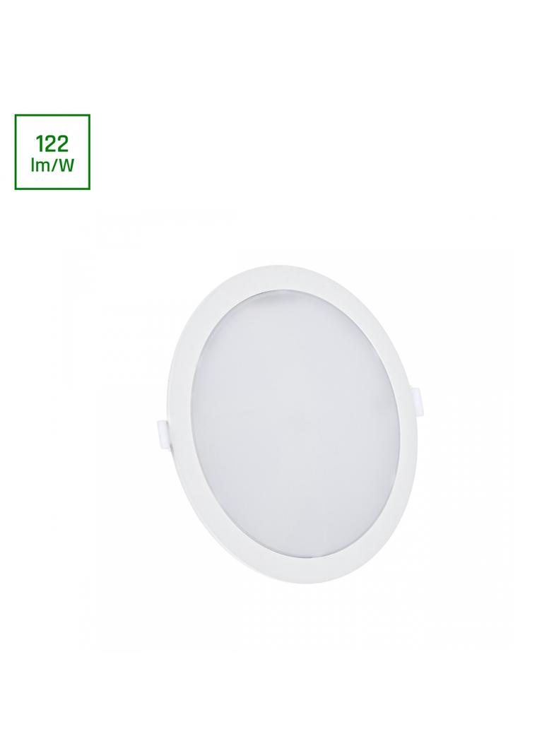 ALGINE ECO 2w1 NATYNK-PODT. DOWNLI 18W WW 230V 110st IP20 IK06 223x35mm BIAŁY okrąg 2200 lumen