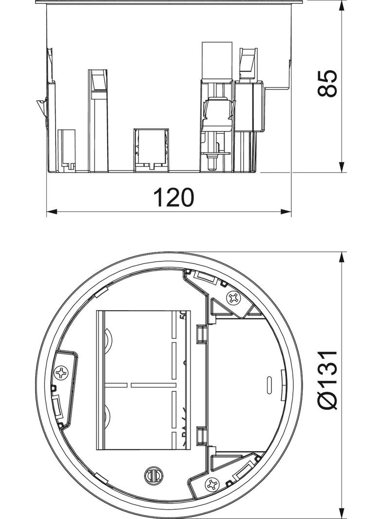 MT R2 1.5, Puszka instalacyjna do for GES R2