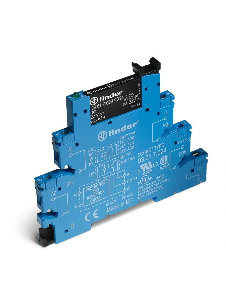 Przekaźnik interfejsowy SSR 1 Z; 2A; ster. 24V DC; wyjście 12…275V AC, 38.81.7.024.8240