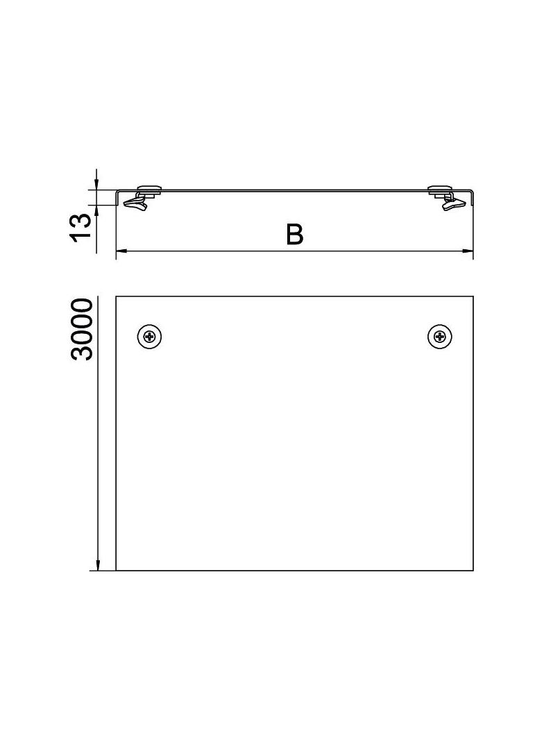 DRL/075, POKRYWA Z RYGLEM 75MM FS