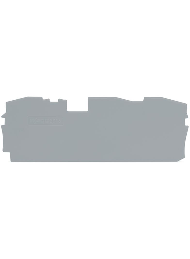 TOPJOBS ścianka końcowa szara /25szt./ WAGO