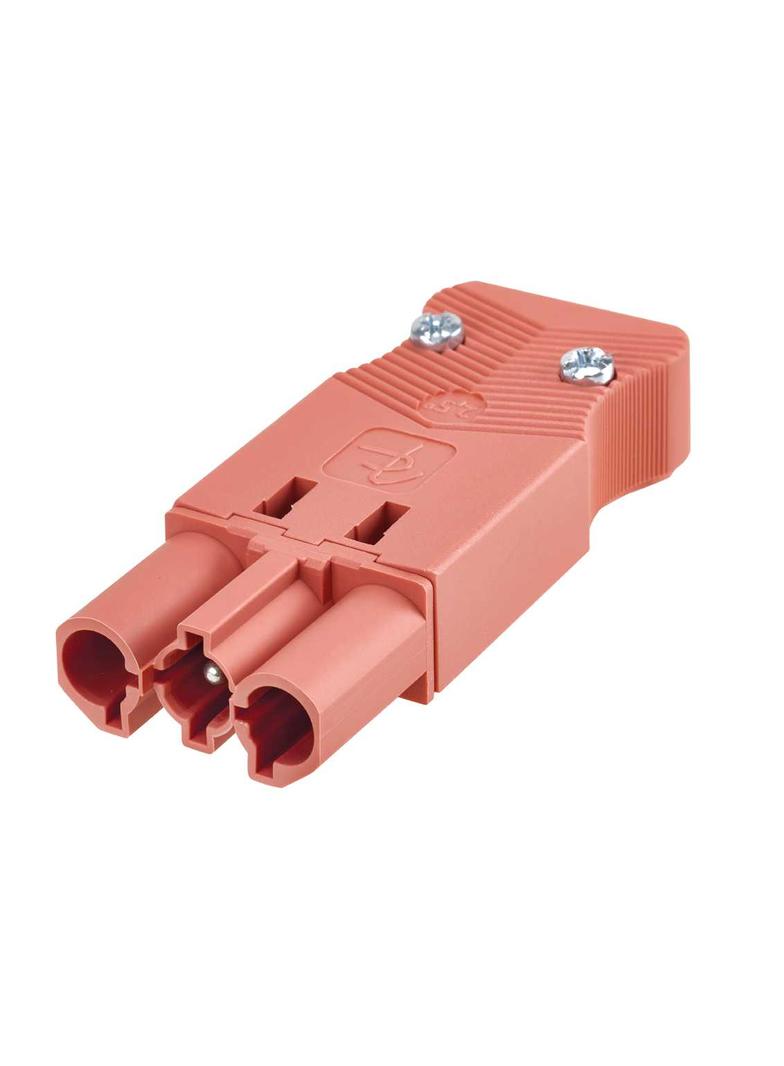 Simon CONNECT TSC-CR0004-6 Wtyczka męska szybkozłącza 3-polowa czerwony CR0004/6 KONTAKT
