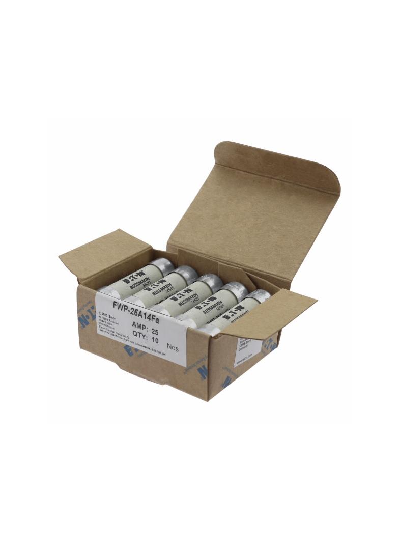 25AMP 700VAC FERRULE 14.3 X 50.8MM 25AMP 700VAC cylindryczna do półprzewodników 14.3 X 50.8MM FWP-25