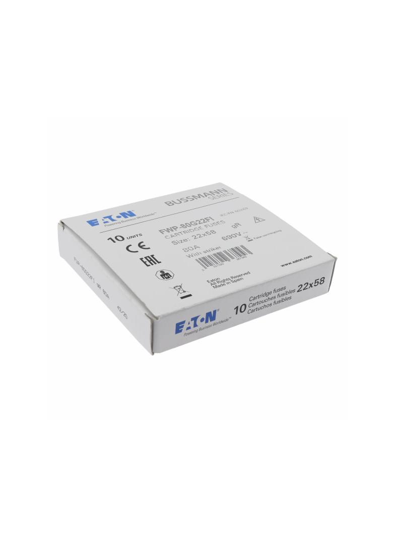 80A 690V AC gR 22X58mm FUSE WITH STRIKER Wkładka szybka 80A AC 690V 22x58 gR IEC UL wybij FWP-80G22F