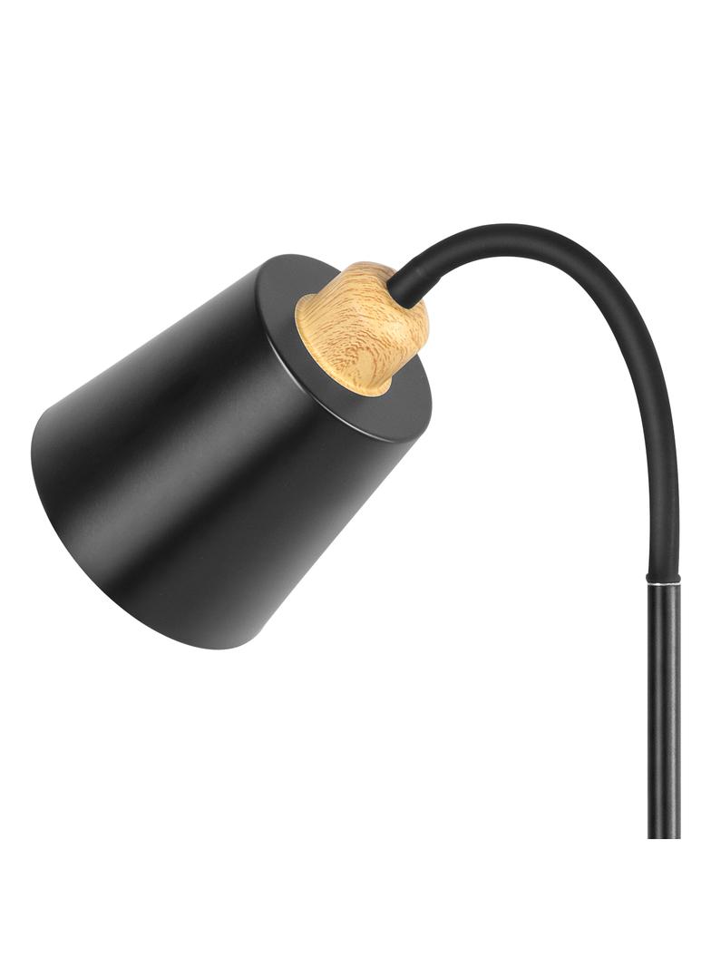 GRACE 1P, lampa podłogowa, E27, max. 18W, 160 cm, czarna LS-6/B ORNO