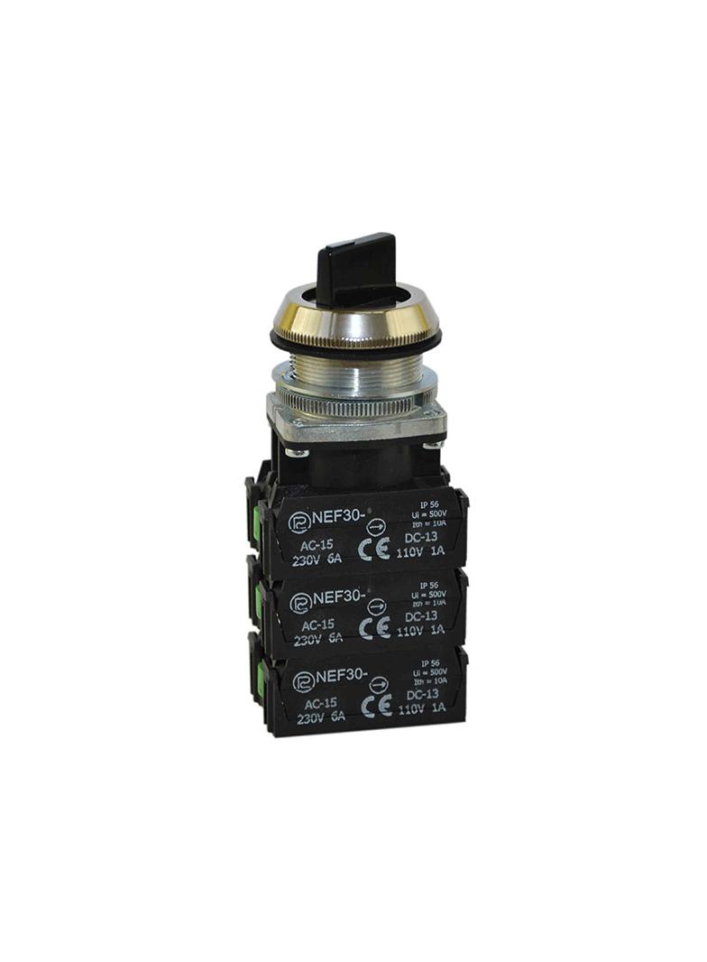 Przycisk NEF30-TPa3X3Y/W3 czarny