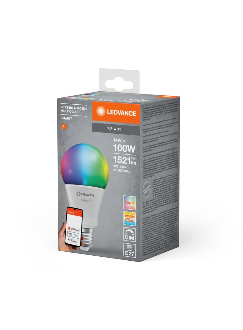 Lampa LED SMARTWF A100 14W 230V RGBWFR E27 4X1 LEDV