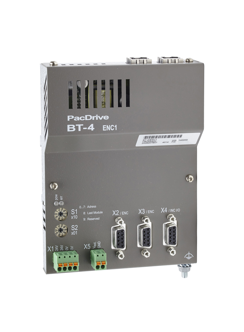 PacDrive 3, moduł interfejsu enkodera, 3 kanały, 2 wejścia master, 1 enkoder inkrementalny
