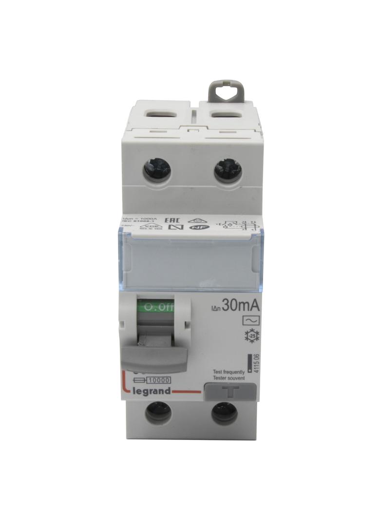 WYŁĄCZNIK RÓŻNICOWOPRĄDOWY P 302 2P 63A 30MA TYP AC SERII DX3, Legrand