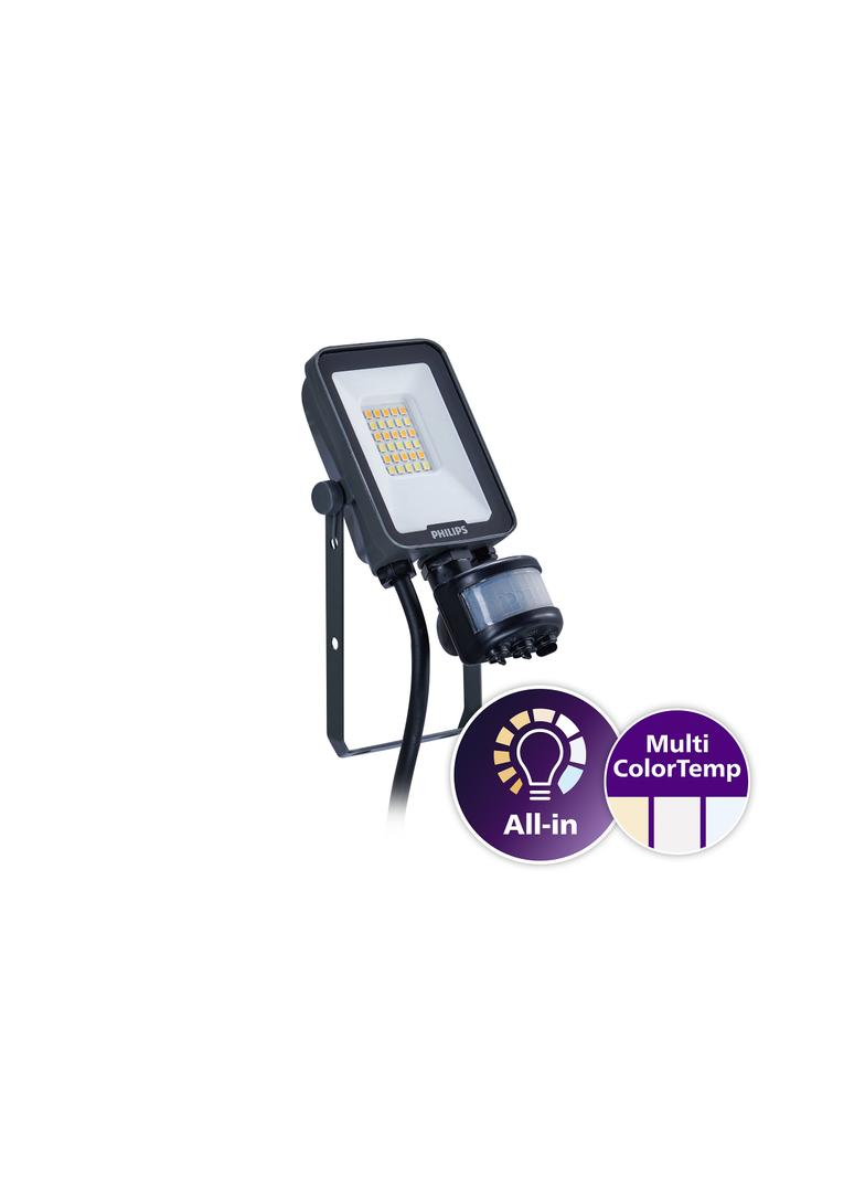 Naświetlacz LED Ledinaire BVP167 10W 1100/1200lm IP65 3000/4000/6500 K zmienna barwa światła 5 lat g