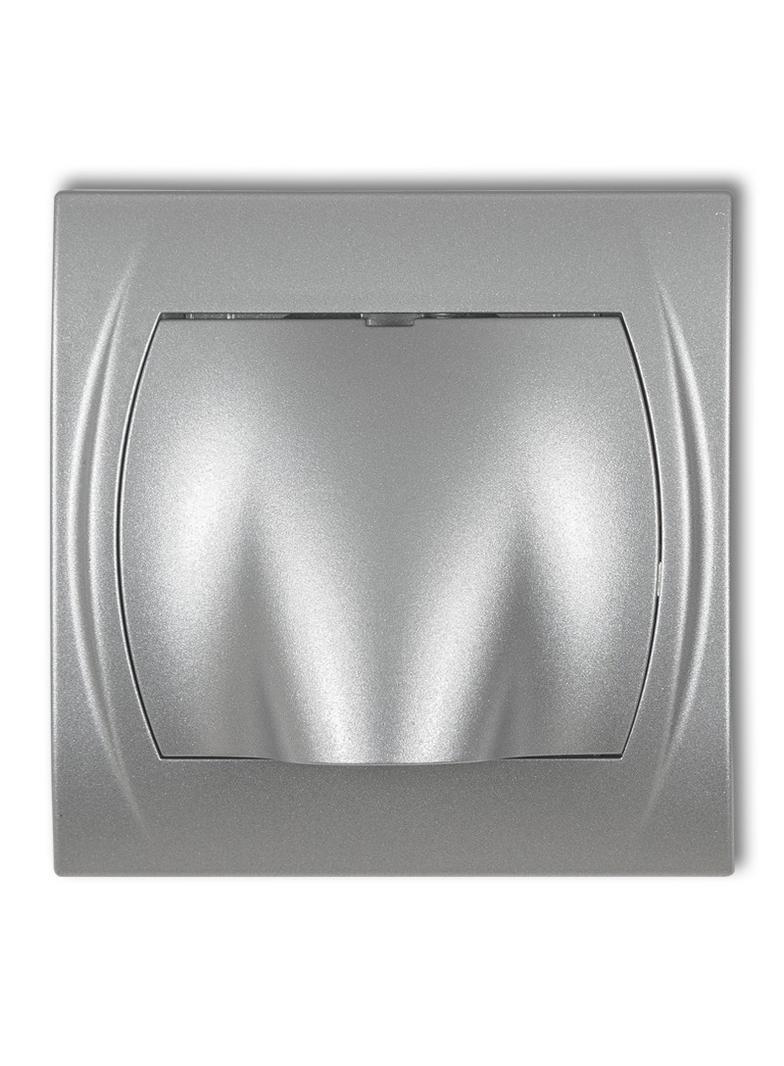 LOGO Wypust kablowy srebrny metalik