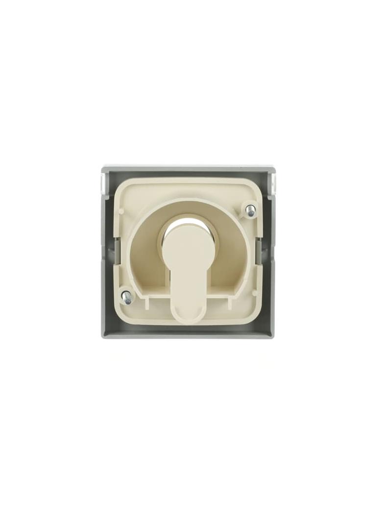 FUTURE Pokrywa z polem opisowym. Z nadrukiem Do wyłącznika na klucz i wyłącznika/przycisku żaluzjowe