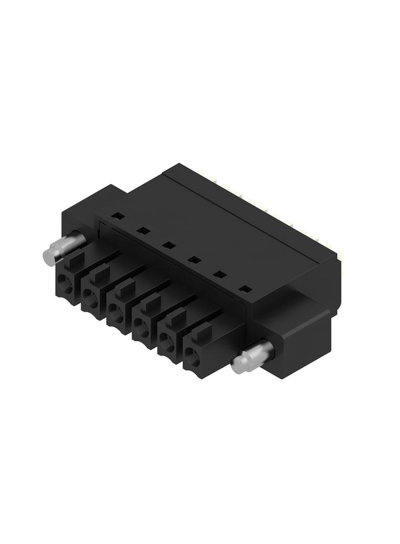 BCF 3.81/06/180F SN BK BX Wtyk PCB (złącze wiązki), listwa z gniazdami, 3.81 mm, Liczba biegunów: 6, PUSH IN, Złącze sprężynowe /50szt./ 1971650000 WEIDMÜLLER