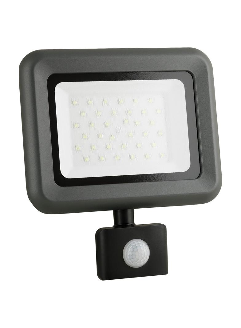 NAŚWIETLACZ LED HELI 30W Z CZUJNIKIEM RUCHU IP65 120LM/W NEUTRALNY BIAŁY 3 LATA GW. ANLUX