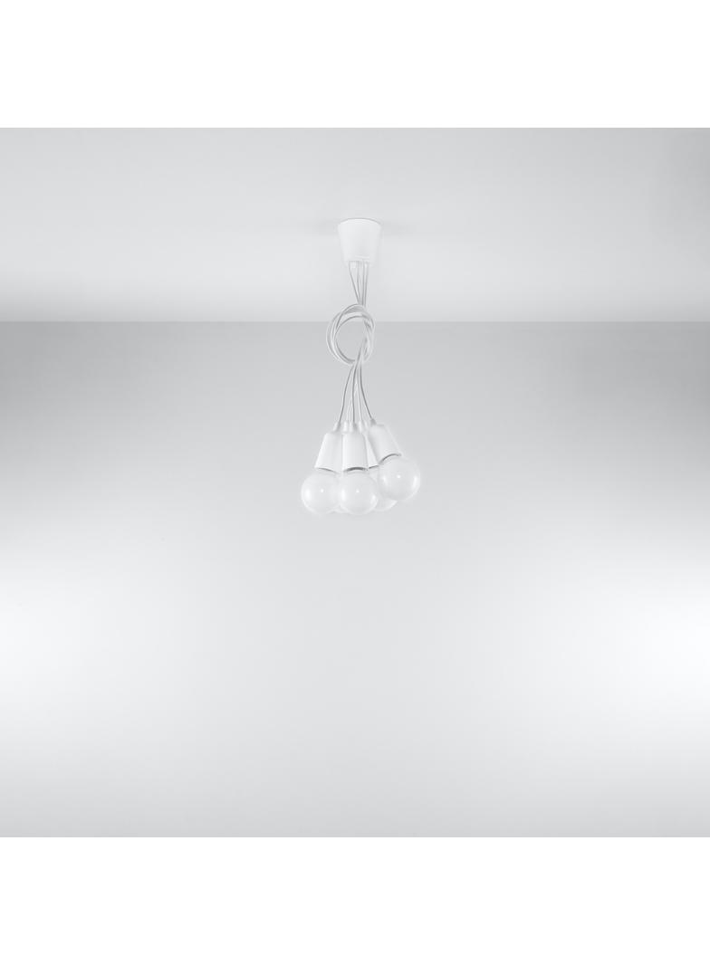 Sollux Lampa wisząca DIEGO 5 biała SL.0571