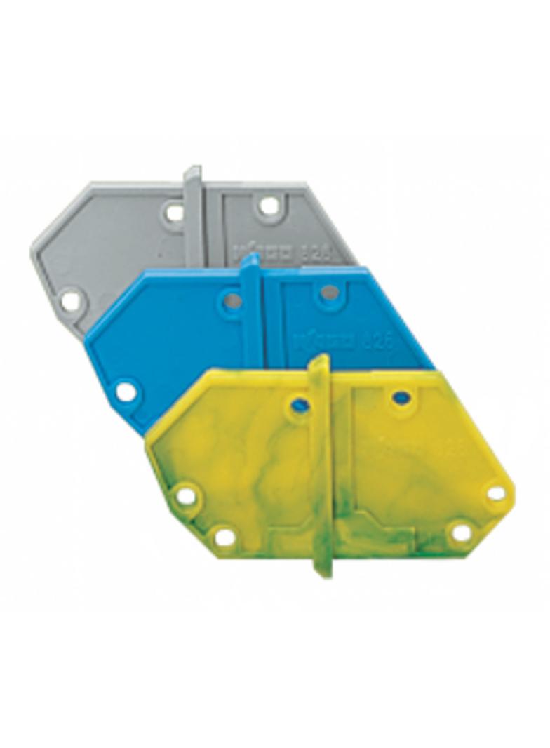 ścianka końcowa niebieska