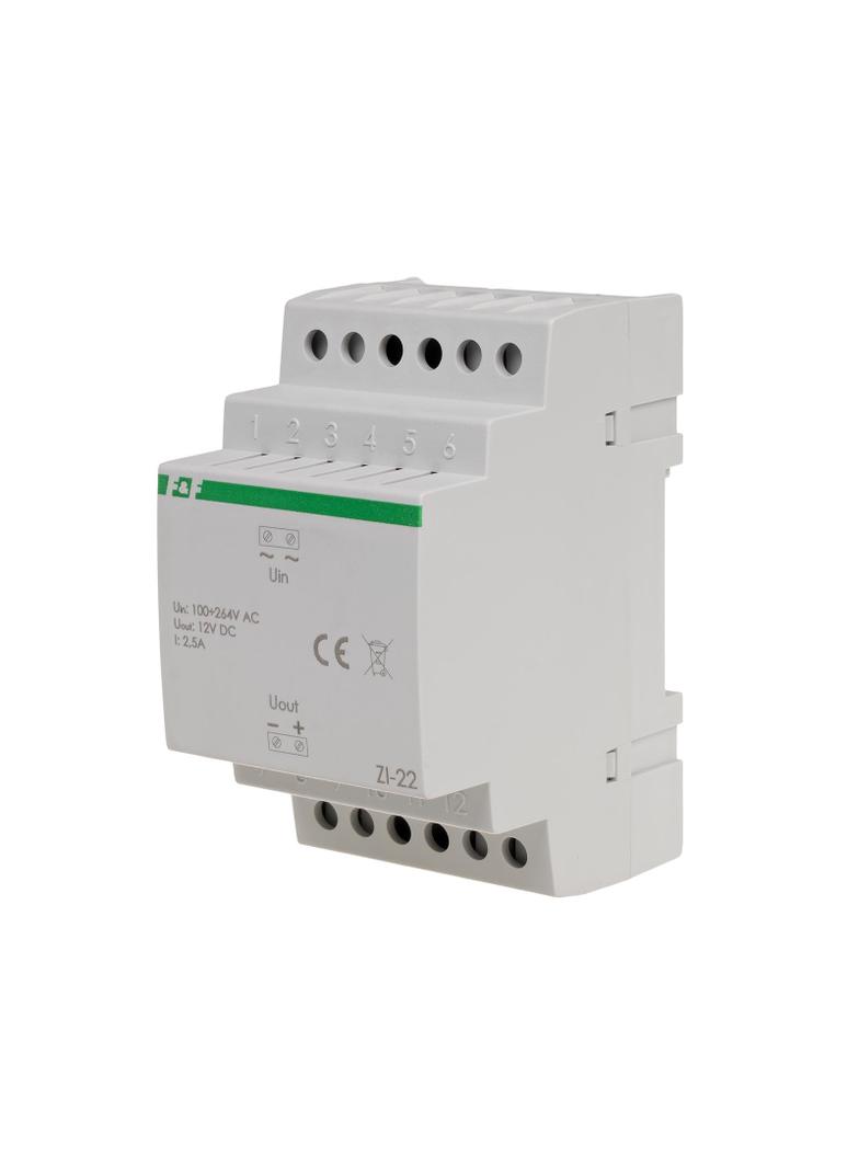 Zasilacz impulsowy 12V DC 2,5A ZI-22 F&F