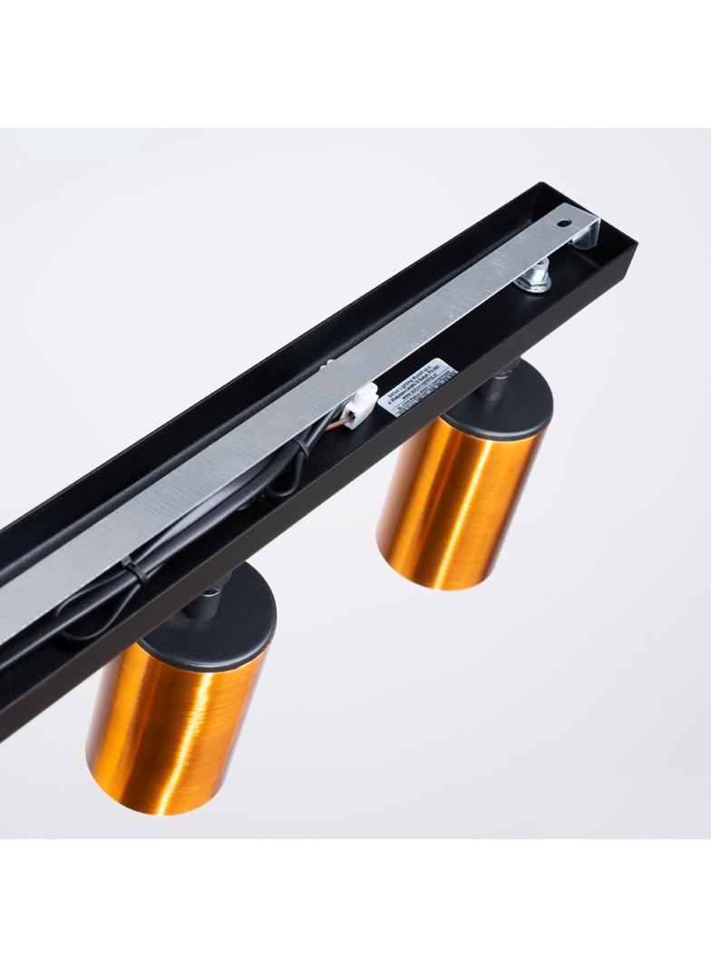 Plafon WINX 3 czarny/miedź