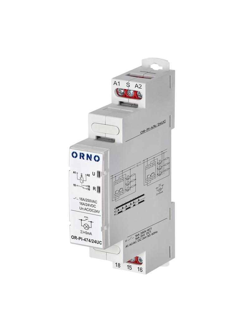 Przekaźnik instalacyjny bistabilny Economic, 16A, 24 VAC/DC