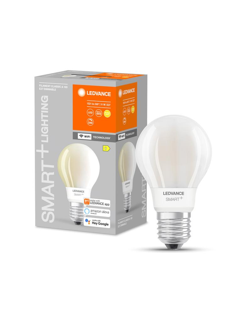 Lampa LED SMART+ WiFi CL A szkło matowe DIM 100  11W/827 E27
