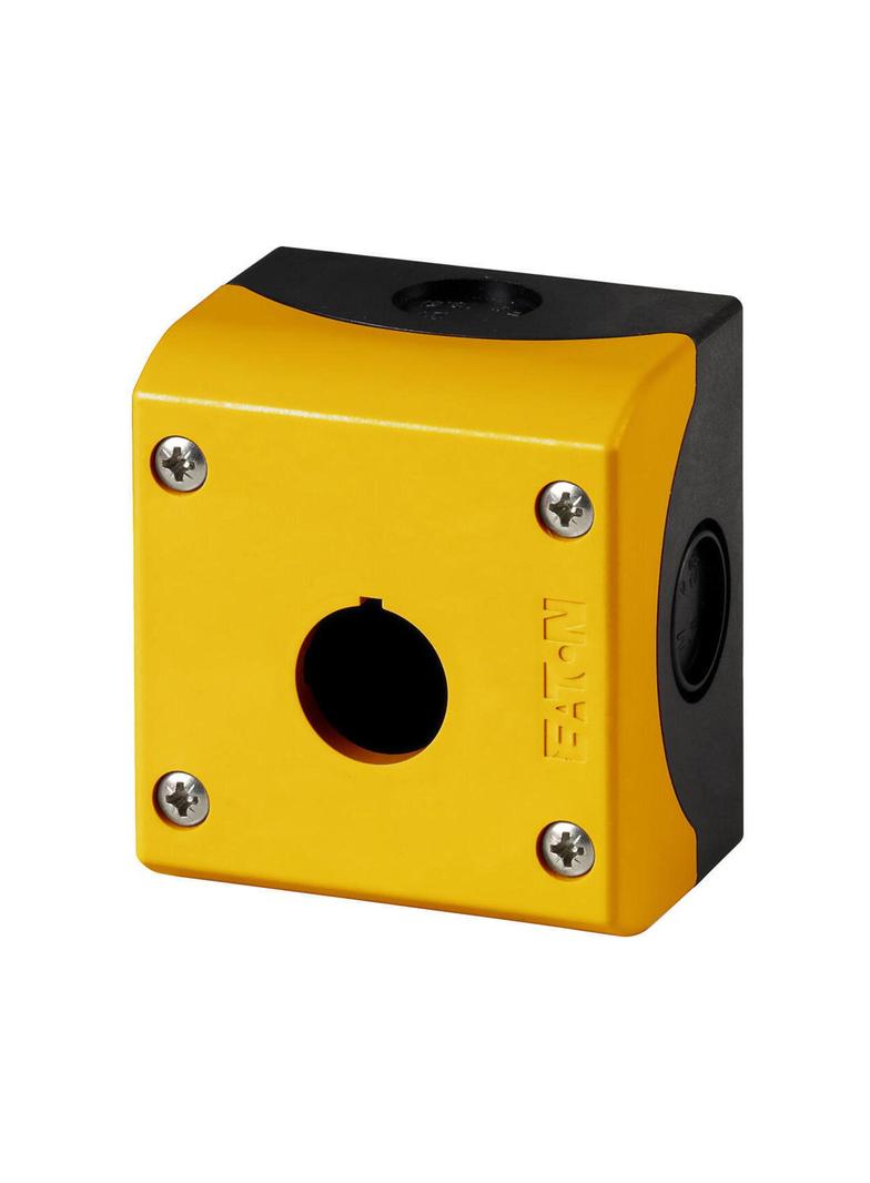 M22-IY1 Obudowa kasety 1-otworowa 22mm żółta IP67 216536 EATON