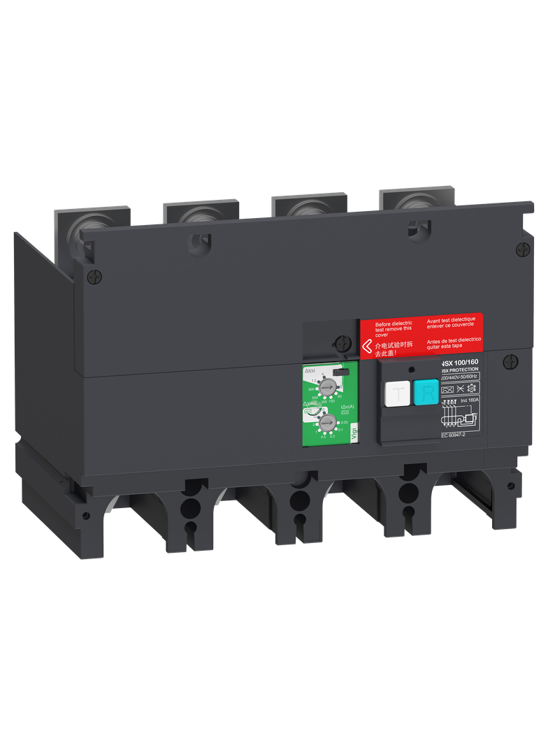 Moduł różnicowy VigiPacT, ComPacT NSX, 4P, 200-440V AC, 0.03-10A, MH, NSX100/160