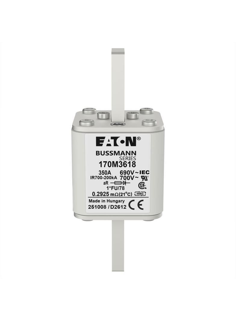 FUSE 350A 690V 1*FU/78 AR UC Wkładka szybka 350A AC 690V rozmiar 1 45x45x110 mm aR, 170M3618 EATON