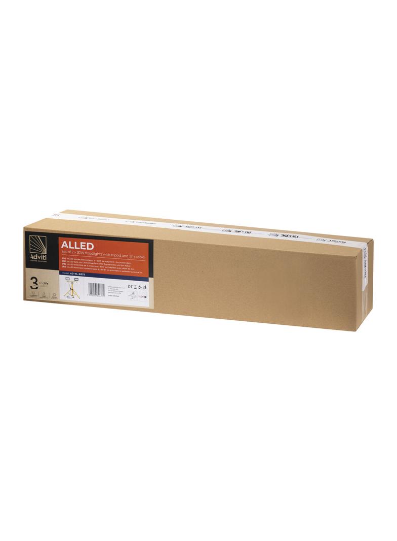 Zestaw naświetlaczy ALLED 2 x 30W + statyw + przewód AD-NL-6275 ORNO