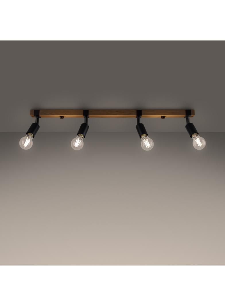 Sollux Plafon ZUCA 4 czarny SL.1298
