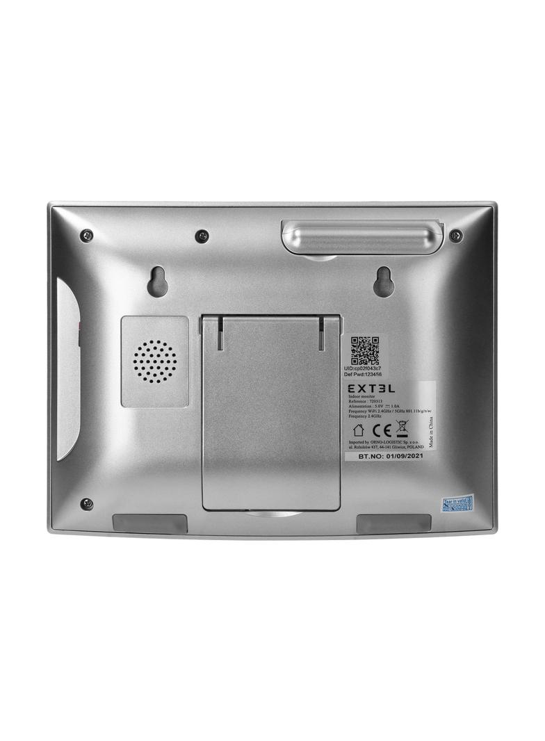 Extel Wave bezprzewodowy zestaw wideodomofonowy monitor 7" dotykowy menu OSD WI-FI + APP na tel EXTE