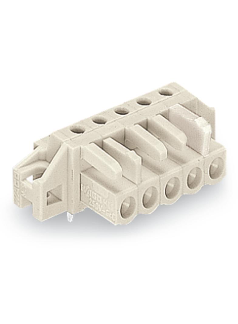 Gniazdo MCS‑MIDI Classic 2‑biegunowe jasnoszare raster 5mm 722‑232/031‑000 /100szt./ WAGO