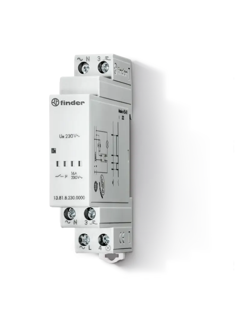 Elektroniczny przekaźnik bistabilny 1 Z; 16A; 230V AC, 13.81.8.230.0000