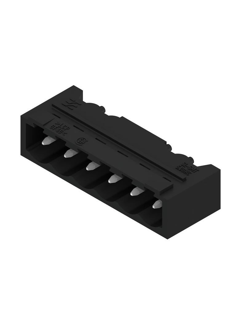 SL-SMT 5.00HC/06/90G 1.5SN BK RL Wtyki PCB (złącza płyty), 5.00 mm, Liczba biegunów: 6, kąt odejścia: 90° /350szt./ 1797730000 WEIDMÜLLER