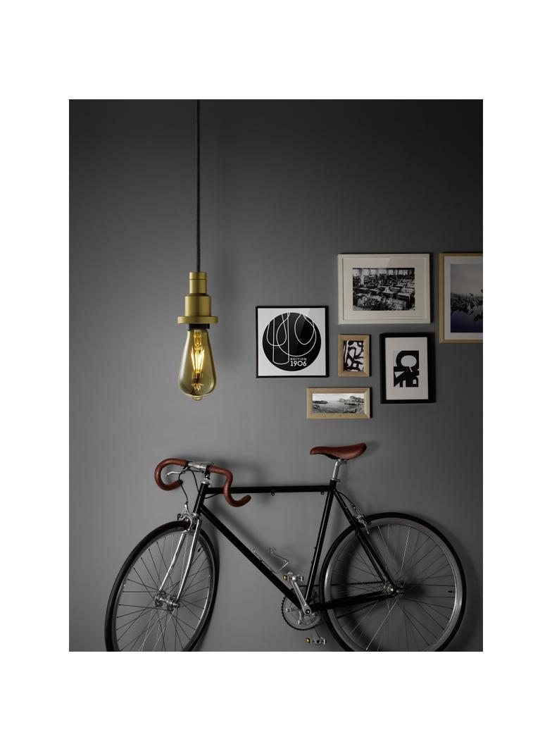 Lampa LED Vintage 1906 dim CL GLOBE125 Filament szkło przezroczyste GOLD 55 dim 7W 825 E27