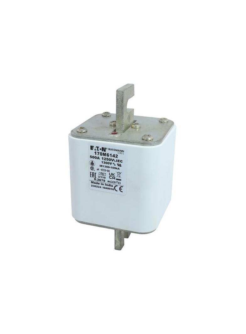 500A 1250V 3/110 aR INDICATOR FUSE Wkładka szybka 500A AC 1250V rozmiar 3 76x90x139 mm aR D 170M6142