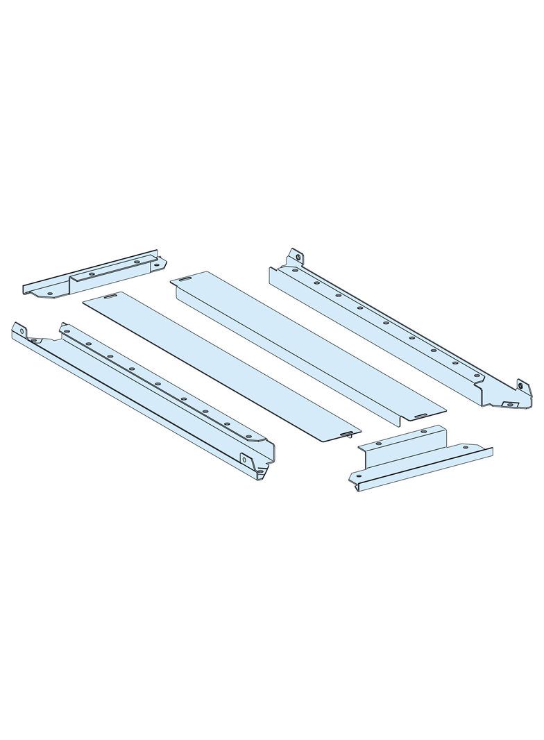 Rozdzielnice PrismaSet płyta dławicowa dwuczęściowa IP30 300x 600mm LVS08693 Schneider