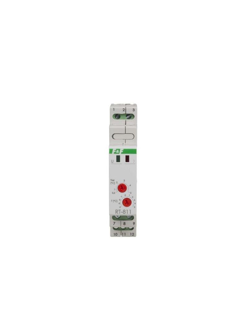 Regulator temperatury przeciw zamarzaniu zakres -4 do +5 st.C I=16A 1moduł RT-811 F&F