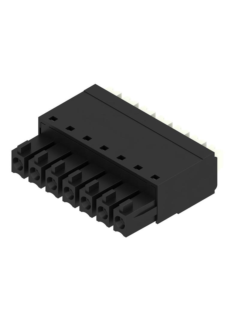 BCF 3.81/07/180 SN BK BX Wtyk PCB (złącze wiązki), listwa z gniazdami, 3.81 mm, Liczba biegunów: 7, PUSH IN, Złącze sprężynowe /50szt./ 1969990000 WEIDMÜLLER