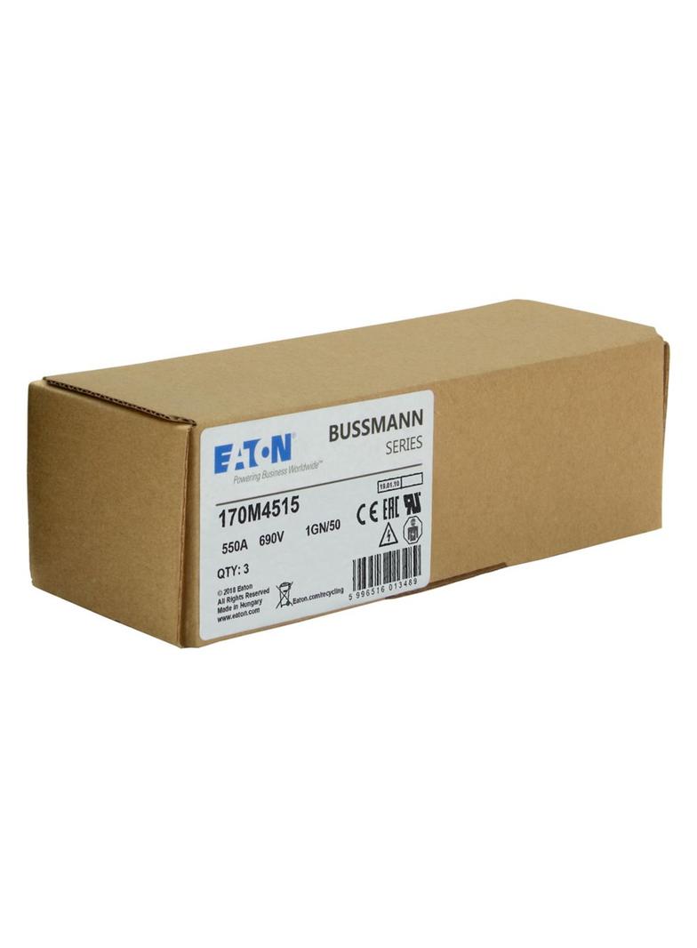 FUSE 550A 690V 1GN/50 AR UC Wkładka szybka 550A AC 690V rozmiar 1 53x69x51 mm aR IEC UL w 170M4515 E