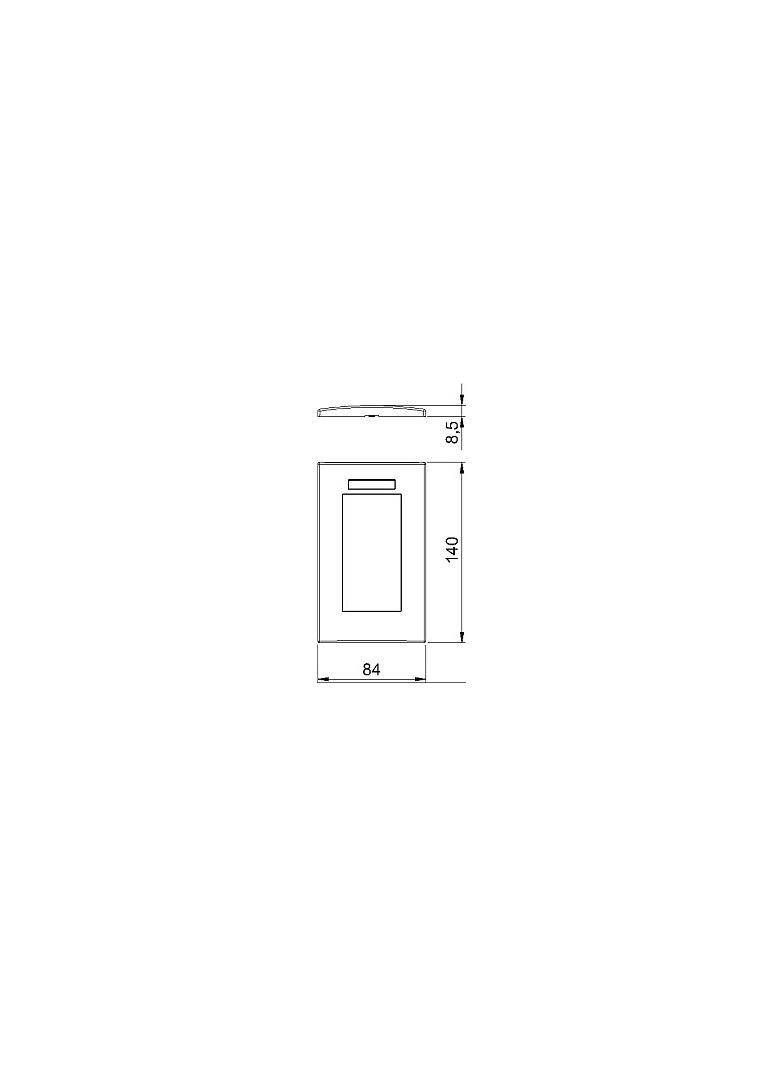 AR45-BSF2 SWGR, Ramka Modul 45, podwójna