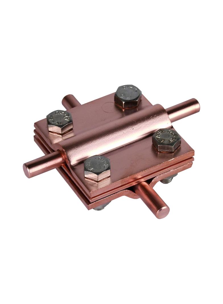 Zacisk krzyżowy wg DIN 48845 D, Cu