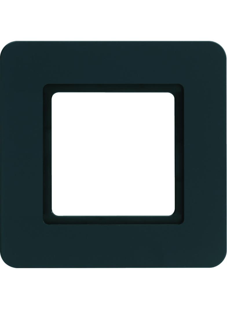 Q.7 Ramka 1-krotna do modułu podświetlenia LED, antracyt aksamit, lakierowany 10116106 HAGER