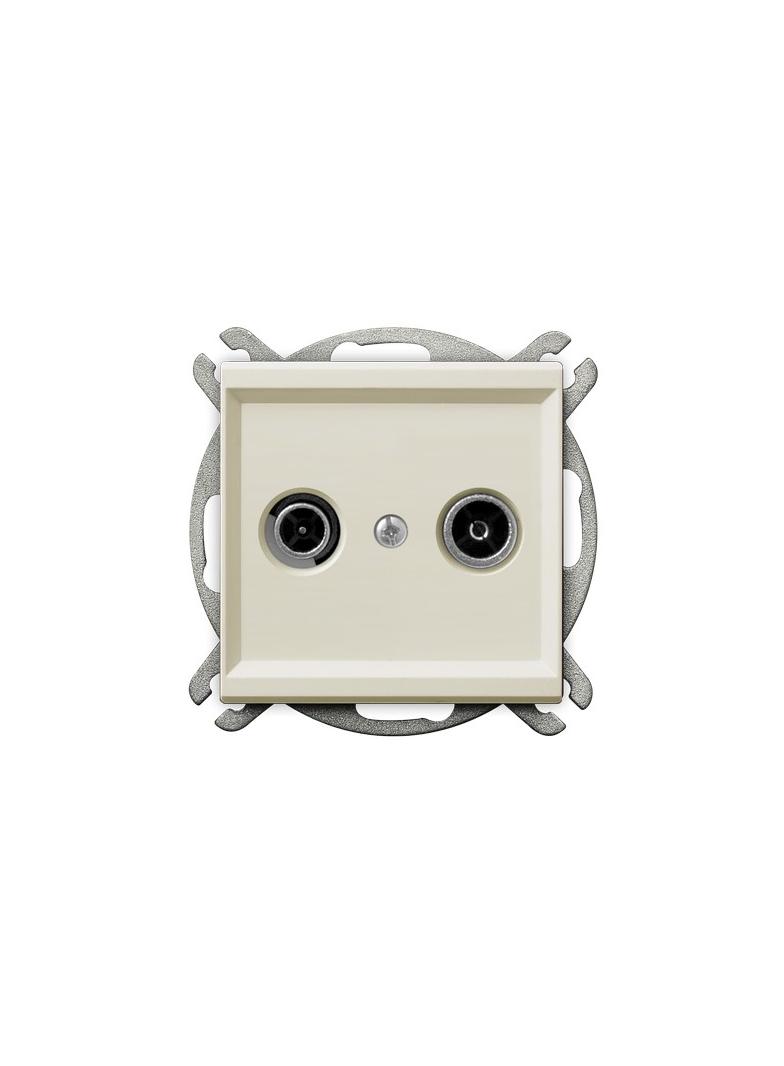 SONATA Gniazdo RTV przelotowe 14-dB - kolor ecru