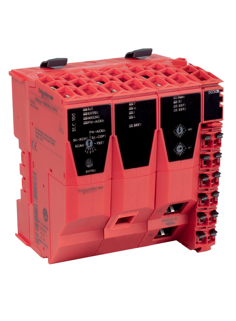 Modicon TM5, sterownik bezpieczeństwa, CPU standard, interfejs SERCOS III, 20 węzłów