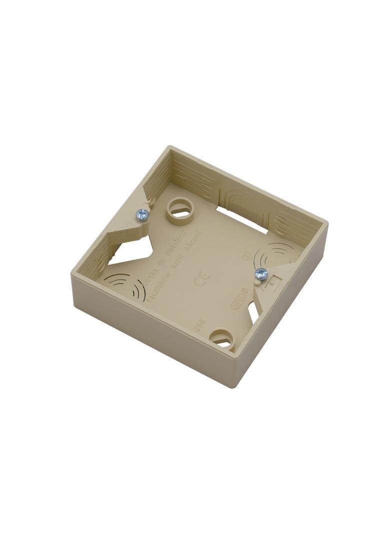 AKCENT Puszka instalacyjna do łączników - kolor beżowy
