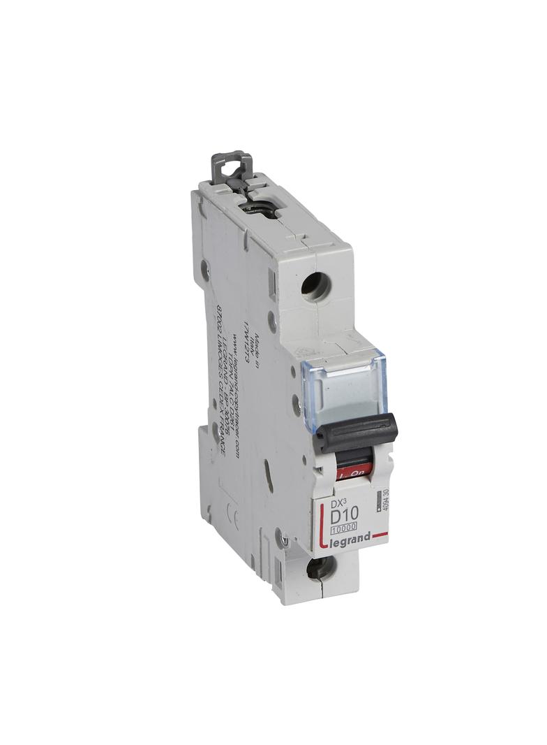 WYŁĄCZNIK NADPRĄDOWY S 311 1P D 10A 10000A SERII DX3, Legrand