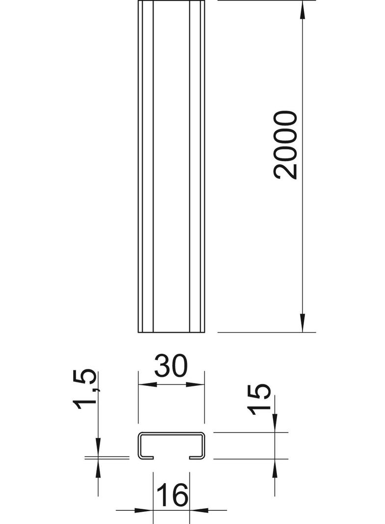 C30, BELKA NOŚNA PEŁNA C 30S OC.S.
