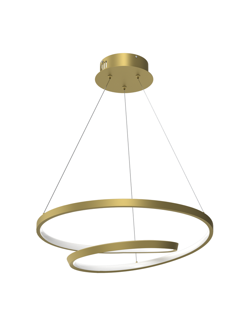 MILAGRO Lampa wisząca LUCERO GOLD 48W LED